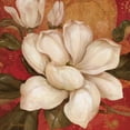 thumbnail image 3 of Gladding, Pamela 15x15 Black Modern Framed Museum Art Print Titled - Magnolia on Red I, 3 of 5