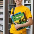 thumbnail image 5 of HELLHERO Coconut Tree Pattern Design Book Sleeve Cover Protector Wrap Bag Washable Book Carrying Case Decorative Design with Book Organzier Holder, 5 of 8