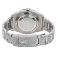 thumbnail image 5 of Pre-Owned Rolex Datejust 41MM 116300 Red Roman Diamond Dial Diamond Bezel Stainless Steel Full Diamond Oyster Bracelet, 5 of 8