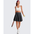 thumbnail image 6 of G4Free 20" Knee Length Tennis Skirts for Women High Waisted Golf Skorts Soft Athletic Built-in Shorts 3 Pockets, 6 of 7