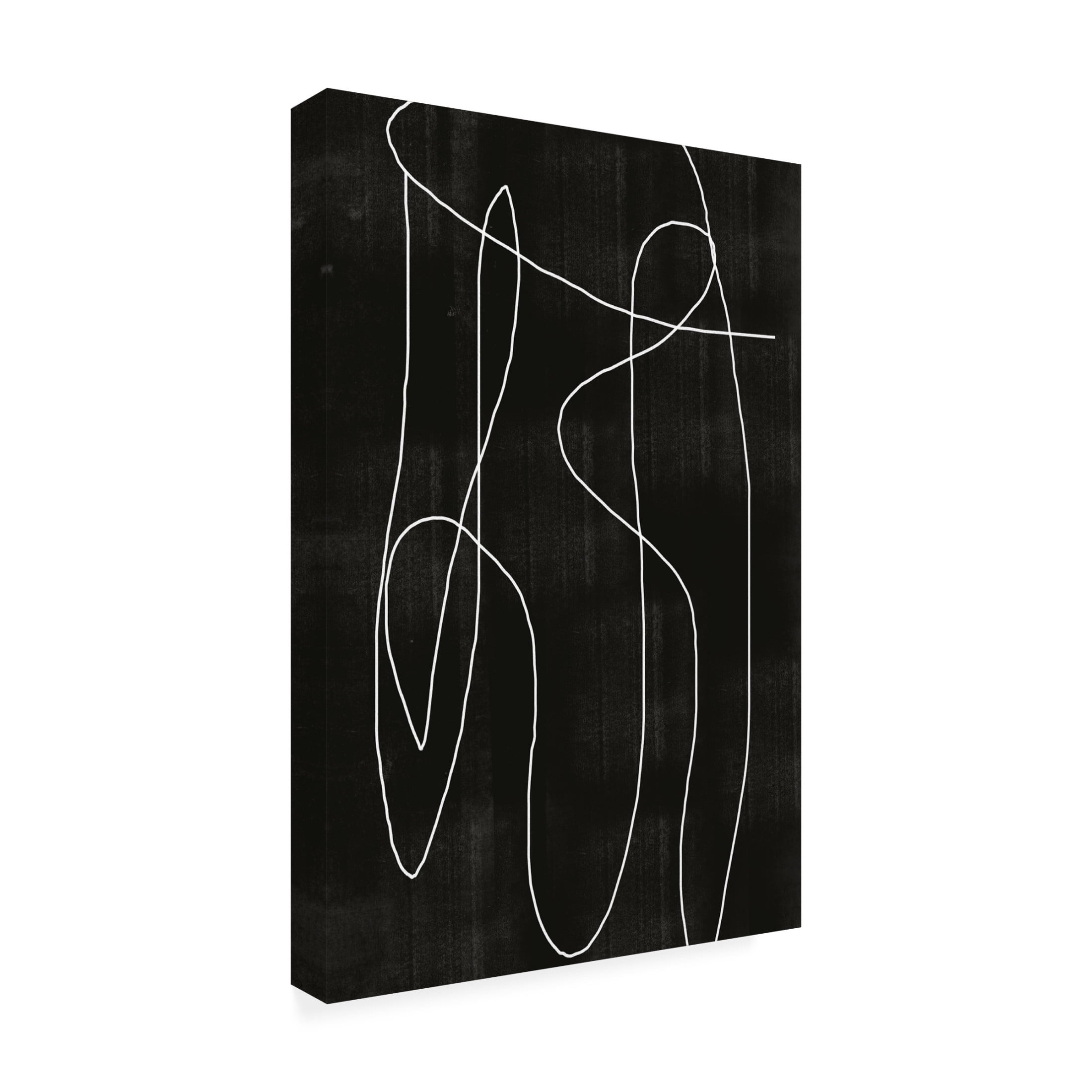Trademark Fine Art THE MIUUS STUDIO Abstract Line No2 Canvas Wall Art