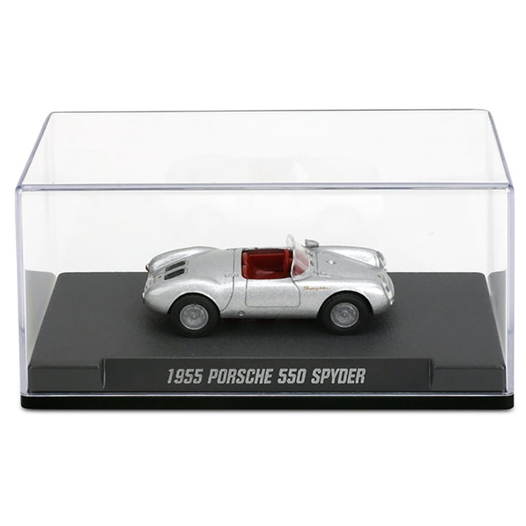 1955 Porsche 550 Spyder Silver Metallic with Red Interior