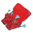 thumbnail image 2 of Ropa para perros estilo chino Cheongsam de satén para mascotas, traje Tang para perros, cachorros y gatos XL, 2 of 14
