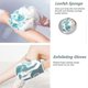 thumbnail image 5 of Newway Exfoliating Back Scrubber And Exfoliating Glove And Bath Sponge Set, Bath Body Scrubber compatible Men And Women-e, 5 of 5