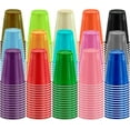 thumbnail image 5 of DecorRack 120 Count Silver Disposable Plastic Cups, 12 fl oz Party Drinking Cups, Recyclable & Durable, Silver (Pack of 120), 5 of 6