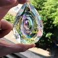 thumbnail image 2 of 89mm/3.5" Ab Color K9 Crystal Colorful Lamp Prisms Loquat Shape Chandelier Glass Crystals, 2 of 4