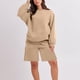 thumbnail image 4 of Puntoco Mujeres Moda Cuello Redondo Blusa Manga Larga Tops Sudadera Medio Pantalones Casual Traje Conjuntos Liquidación Puntoco Puntoco-3582, 4 of 9