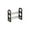 Black, variant on 2 Tier Stainless Steel Narrow Shoe Rack, Slim Shoe Organizer for Bedroom & Hallway, Space-Saving Design Holds 6 Pairs, Sturdy Metal Frame