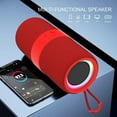 thumbnail image 5 of Dammyty Portable Bluetooth Speaker with Deep Bass Basser, Wireless Stereo Sound Bluetooth Speaker With 5.3,IP67 Waterproof,TWS Pairing for Home Party Outdoor（Red）, 5 of 7