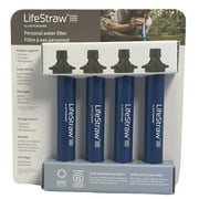 Lifestraw Personal Water Purifying Filter Family Pack (Pack of 4)