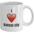 thumbnail image 2 of I Love Kansas city unique ceramic coffee mug Gifts Idea, 2 of 2