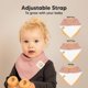 thumbnail image 3 of Baberos tipo bandana KeaBabies, 100% algodón orgánico, paquete de 8 unidades para niñas, 3 of 9