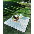 thumbnail image 5 of ZHAOCHENG Esterilla de picnic portátil, impermeable, resistente a la arena y lavable a prueba de humedad, adecuada para playa, césped y viajes, 5 of 5