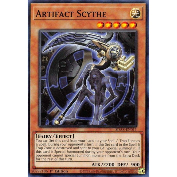 YuGiOh Structure Deck: Albaz Strike Common Artifact Scythe SDAZ-EN011