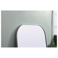 thumbnail image 6 of Illuminate, Metal Frame Arch Full Length Mirror 35X66 Inch in, Modern, Silver, 6 of 8
