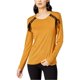 thumbnail image 1 of INC Camiseta básica de punto con cordones para mujer, amarillo, XXL, 1 of 2