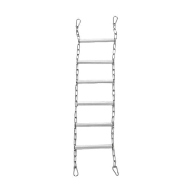 Puente con Escaleras para Pájaros, Percha Fácil de Instalar, Resistente a Mordeduras, Accesorios para Jaula de Juguete para Pájaros, Soporte para Loro Varilla de pie de 15 mm.