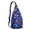Blue-17, variant on Urban Graffiti Shoulder Bag - Street Art-Inspired Print (Edgy Metropolitan Style)