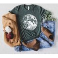 thumbnail image 5 of Moon Shirt for Women, Celestial Full Moon T-Shirt, Fall Clothing Gift for Her, Unique Moon, 5 of 6