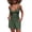 Army Green, variant on Women's Two Piece Swimsuit Fashionable Solid Color with Pockets Bikini Set for Beach Vacation,Army Green,S