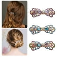 thumbnail image 3 of Unique Bargains Hair Barrettes Accessories for Women Hair Clips Sparkly Glitter Hairpin 3 Pcs Purple Blue Multicolor, 3 of 7