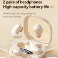 thumbnail image 3 of 2026 Ultra Mini  Bluetooth Earbuds,Waterproof Invisible Wireless Bluetooth 5.4 Headset,2 Pairs Semi-in-Ear Mini Sleep Earphones,Portable Hidden Earbuds with LED Screen,for Sleep Work Sports, 3 of 9
