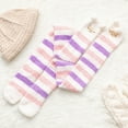 thumbnail image 5 of iOPQO 3 Pairs Long Thigh High Socks, Soft Socks for Women, Fluffy Socks, Warm Socks for Women, Thick Thigh High Socks, Multi-color One Size, 5 of 9