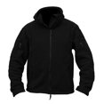 thumbnail image 4 of WTOBBY Men's Cold Proof Fleece Hooded Jacket for Outdoor - Warm Bladder Insulation, Heavy-Duty for Winter Sports, Hiking, and Extreme Wind Protection with Comfort Fit,Black 4XL, 4 of 5
