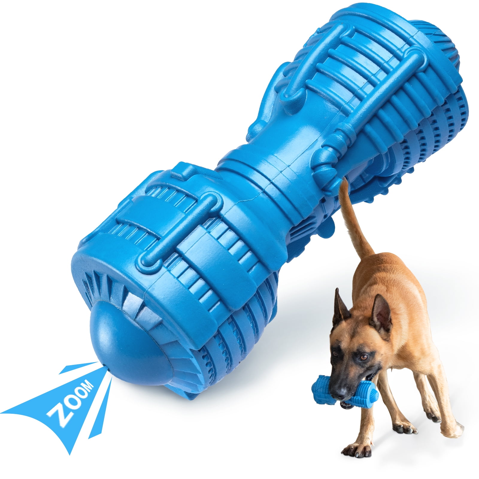EASTBLUE Dog Toys for Aggressive Chewers Squeaky Dog Chew Toy