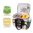 thumbnail image 2 of FORMRS Insulated Cooler Bag 24 Cans Capacity Soft Leakproof Lunch Box with Side Pockets, Space Record, 2 of 7
