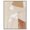 Silver Frame, variant on Mineral Veins I Canvas Print Brown Art by Art Remedy, Black Frame, 16 x 20