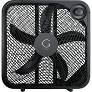 Genesis 20" Box Fan, 3 Settings, Max Cooling Technology, Carry Handle, Black (G20BOX-BLK)