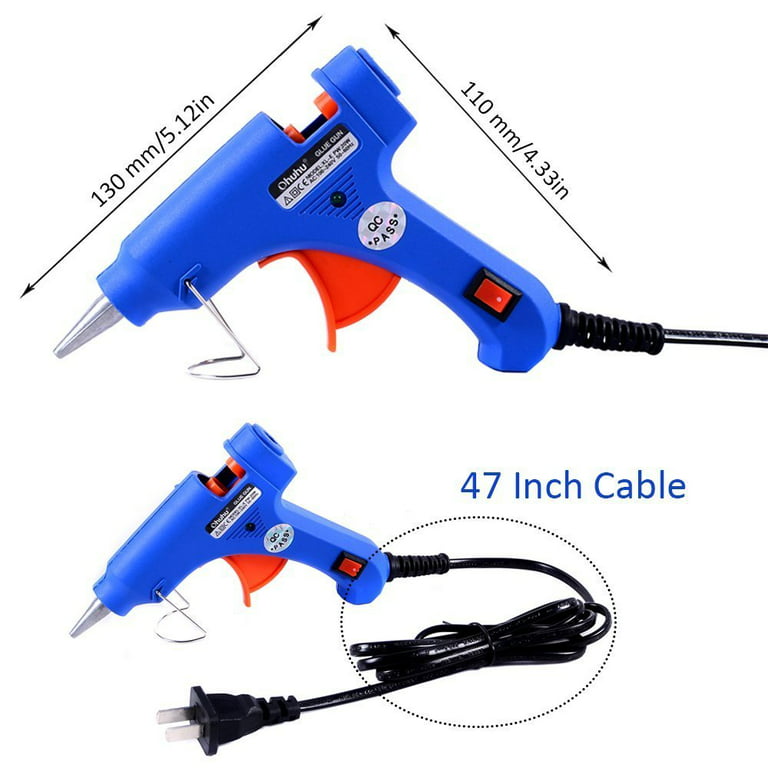 TOPINCN Mini Hot Glue Guns with Sticks 20w Hot Melting Glue Guns for DIY  Arts Craft 110-240v Suitable for Pasting Toy Models Making Beautiful
