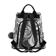thumbnail image 2 of FORMRS Women's Travel Backpack Purse Anti-Theft Hidden Pockets Casual Shoulder Bag, Black Roses, 2 of 7