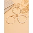 thumbnail image 6 of NICKSUN Gold Ankle Bracelets for Women Waterproof Starfish Shell Charm Anklets Trendy Summer Beach Jewelry, 6 of 7