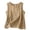 153#Khaki, variant on Cotton Linen Tank Tops for Women Summer Casual Comfy Sleeveless Linen Shirts Loose Lightweight Gauze Cami Khaki M