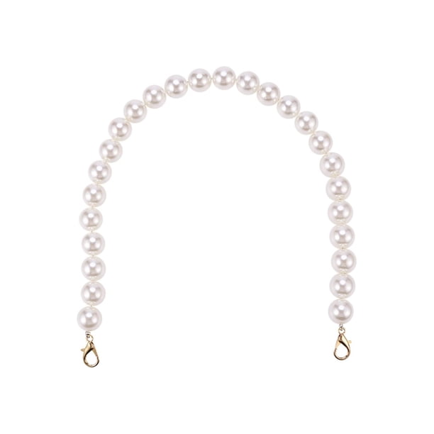 Perlas Portátil Hugtrwg Con Asa Y Cadena Repuesto para Bolso Hombro 40 cm