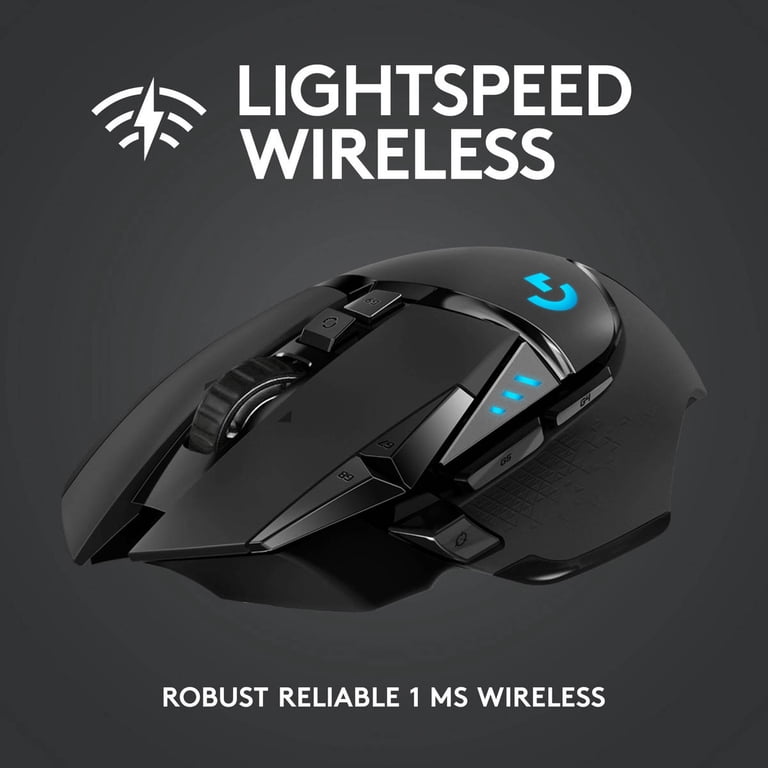 Logitech G, Wireless Gaming Mouse, HERO 25K Sensor, 25,600 DPI