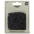 thumbnail image 3 of (12 pack) Equate Non-Metal Hair Bands, Black, for Ponytails, Braids, Bunds, 250 Count, 3 of 3