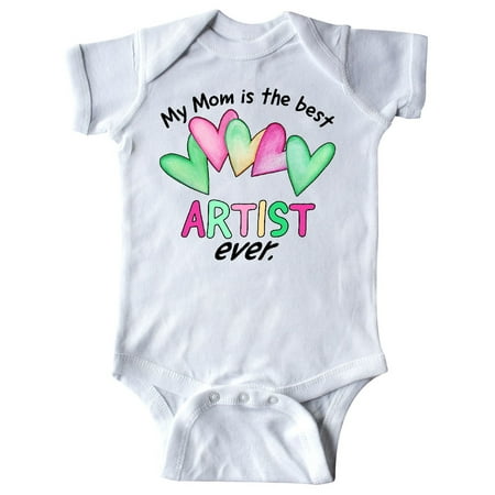 

Inktastic My Mom is the Best Artist Ever Gift Baby Boy or Baby Girl Bodysuit