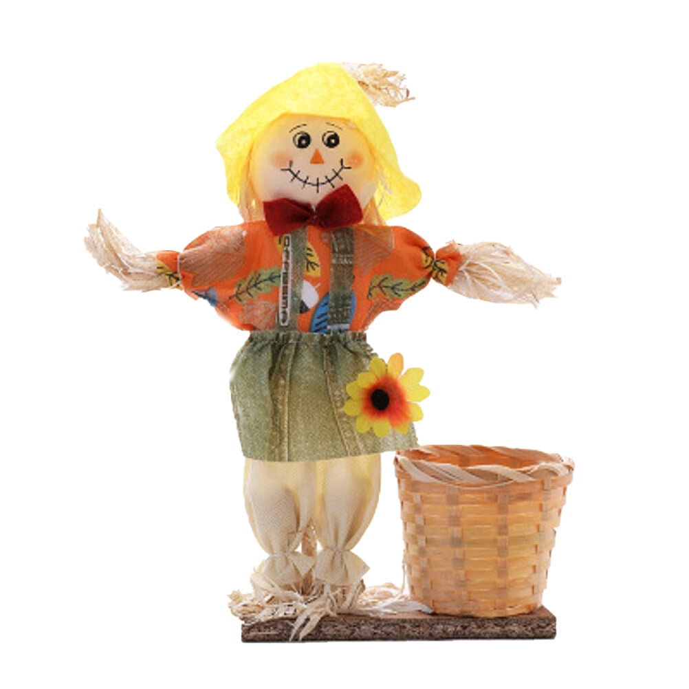 3 in 1 Halloween Standing Scarecrow Adornment Photography Prop Home