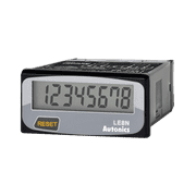 LE8N-BF Autonics  Hour Meter, 8 digits LCD, 1/32 DIN, Built-in Battery power, Selectable front reset key, 8-digit 7-segment LCD
