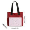 thumbnail image 2 of TACILIP Large Capacity Handbag Cloth Tote Female Student Handbag Shoulder Bag Handbags for Women, Men Gifts, 2 of 5