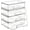 4pack Wide, variant on 12.1" Clear Stackable Acrylic Drawers, 3-Pack Plastic Organizer Bins for Makeup, Cosmetics and Beauty Supplies, Ideal for Vanity, Bathroom, Cabinet and Desk Organization