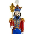 thumbnail image 7 of Northlight Regal Commercial Christmas Nutcracker Soldier with Scepter - 6.5' - Red and Blue, 7 of 7