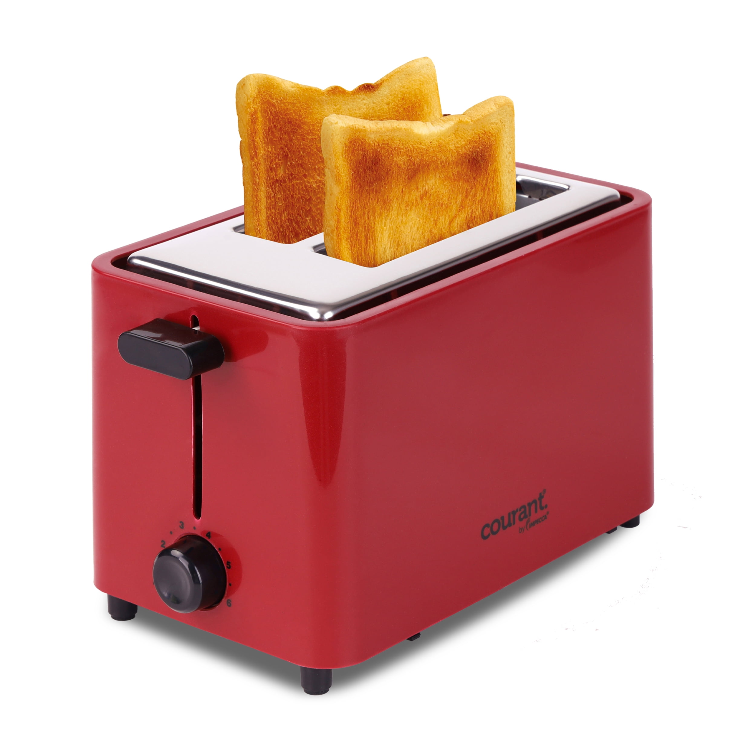 Courant 2 Slice Toaster, Cool Touch - Red