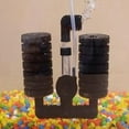 thumbnail image 1 of Flmtop Practical Aquarium Biochemical Sponge Filter Fish Tank Filtration Bio Air Pump, 1 of 9