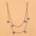 thumbnail image 4 of Qarigey Pantalones de Metal de estrellas de estilo Punk, cadena de cintura, decoración de hojas Vintage, regalo de joyería, accesorio decorativo Ropa, zapatos y accesorios Miscelánea Qarigey AP013981-01, 4 of 6