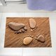 thumbnail image 4 of 4 piezas de calcomanías de pared con huellas de playa, calcomanías removibles, huellas de playa 3D, decoración de pasta para piso de dormitorio, sala de estar, decoración del hogar, baño, cocina, puer, 4 of 5