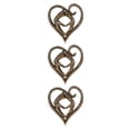 thumbnail image 2 of Inteprter Escultura de madera en forma de corazón para pared, artesanía rústica, sala de estar, vacaciones, cumpleaños, decoración de boda, Type2 NO2, 2 of 6